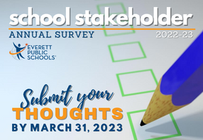  School Stakeholder Annual Survey, please submit by March 31